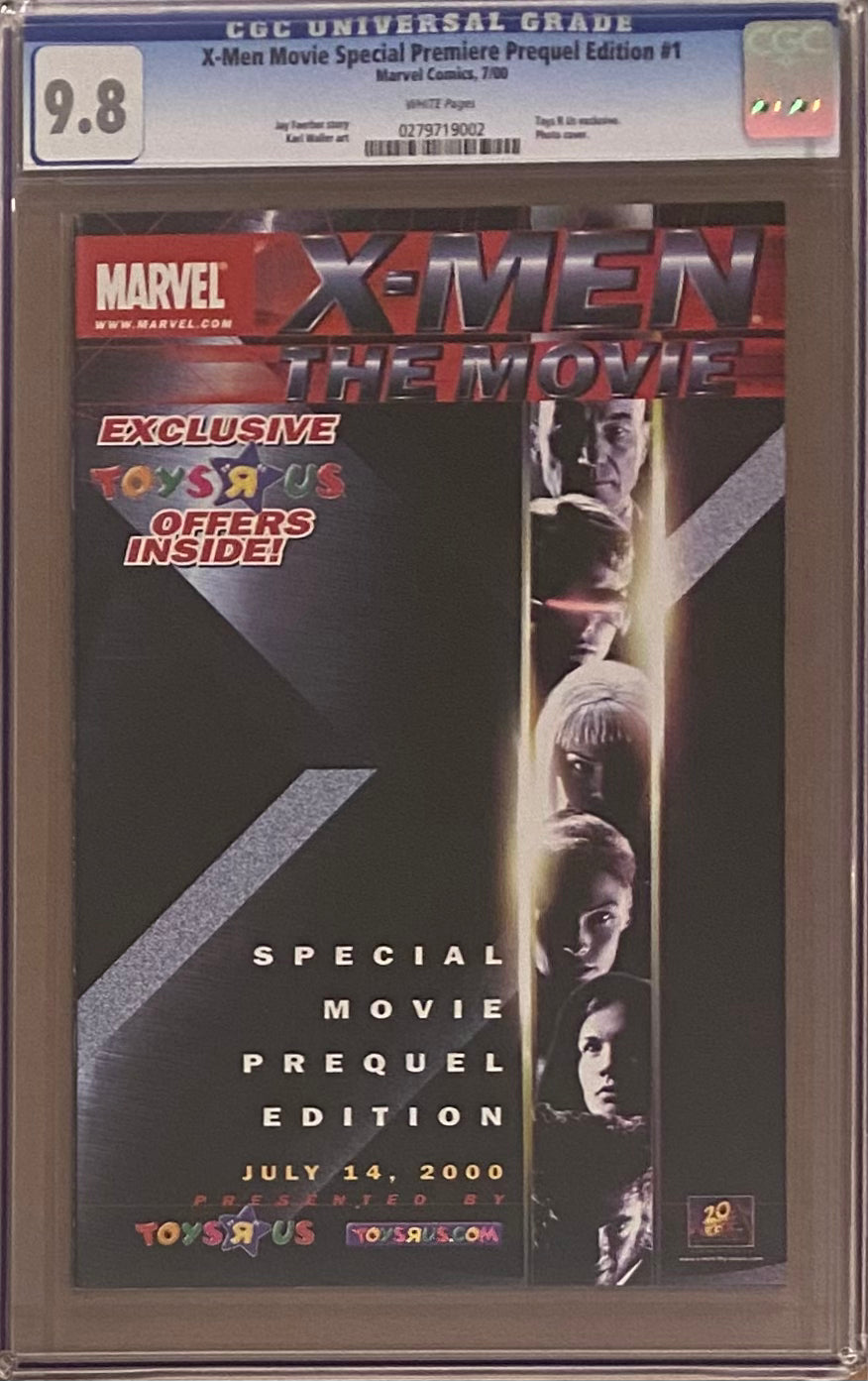 X-Men Movie Special Premiere Prequel Edition #1 CGC 9.8