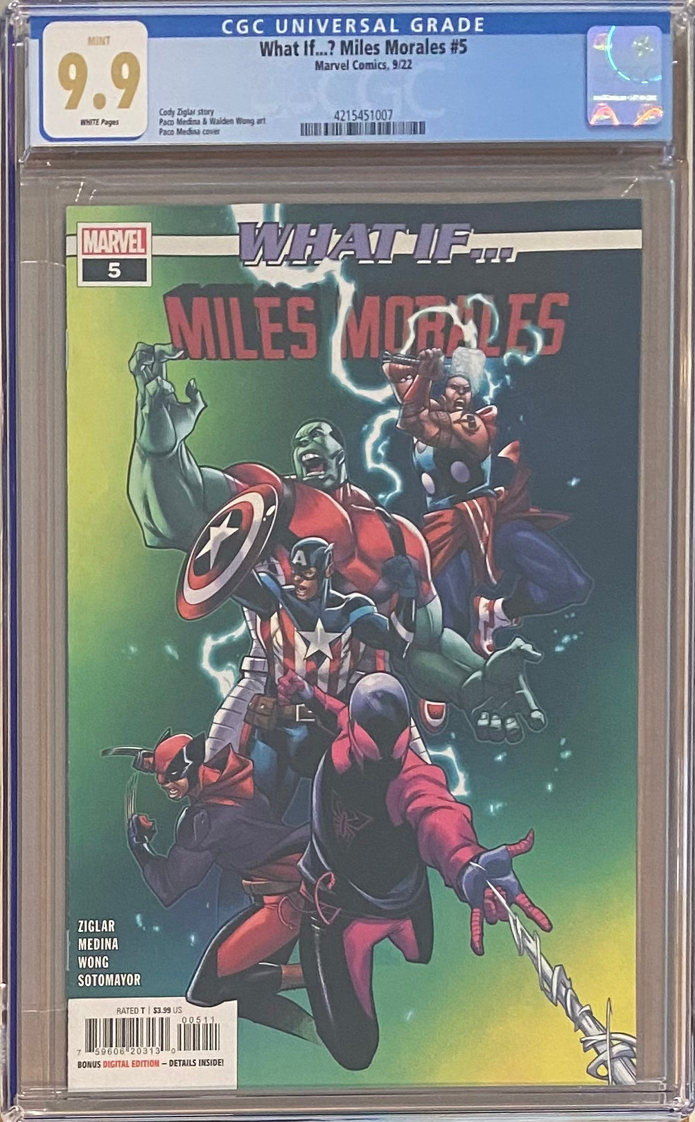 What If... Miles Morales #5 CGC 9.9