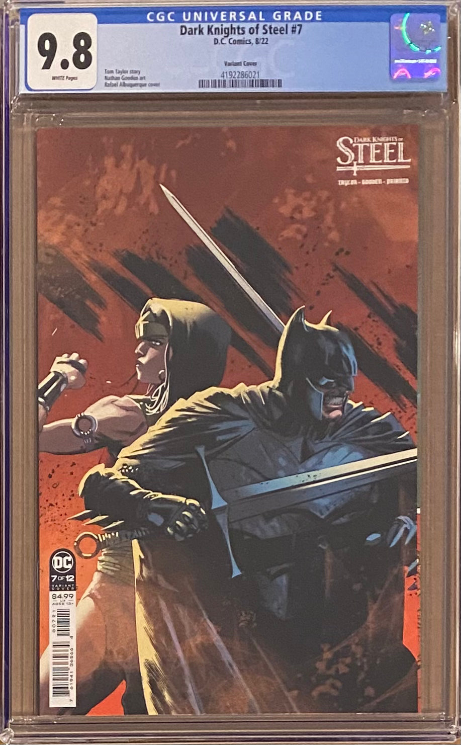 Dark Knights of Steel #7 Albuquerque 1:25 Retailer Incentive Variant CGC 9.8