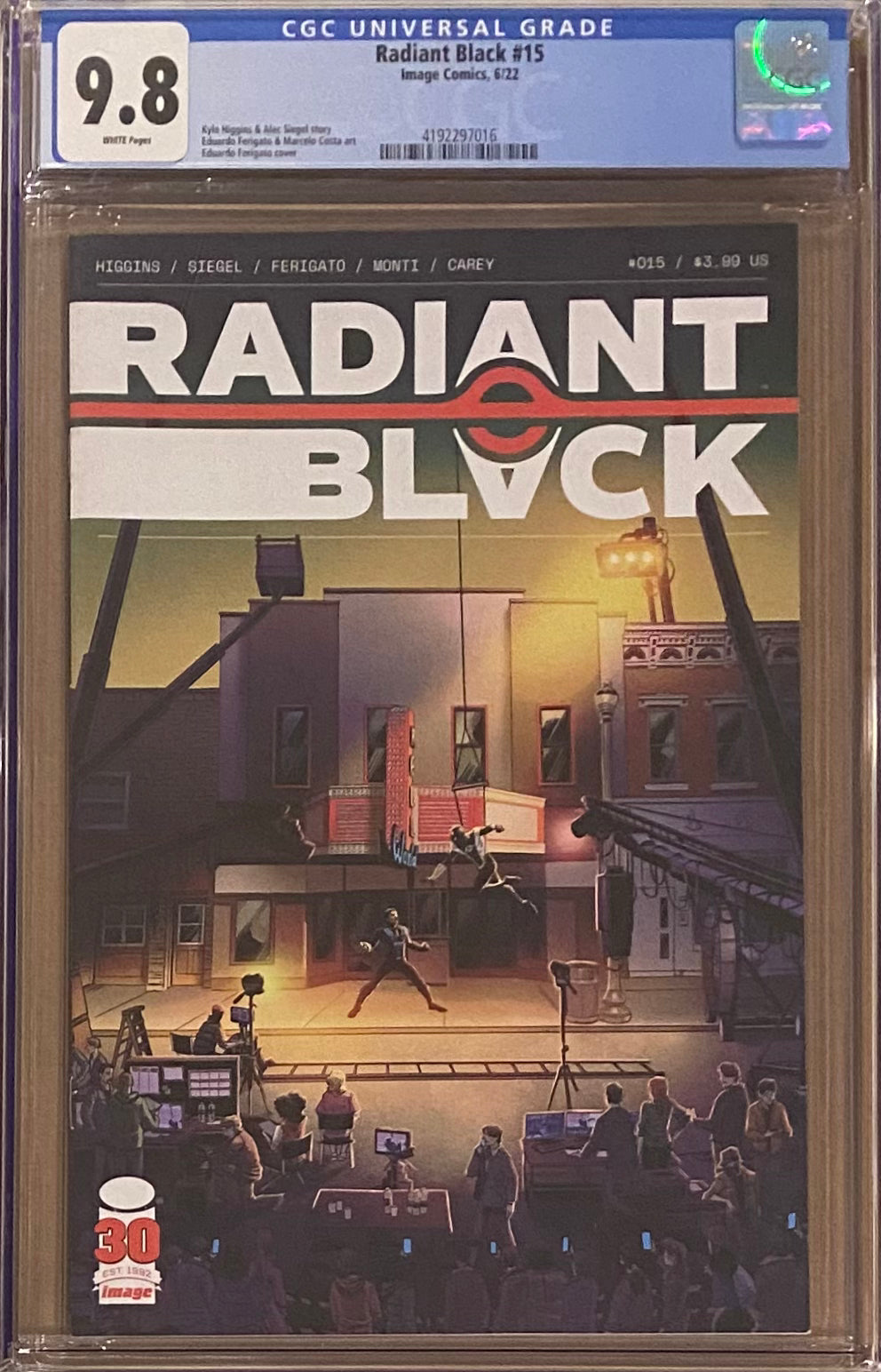 Radiant Black #15 CGC 9.8