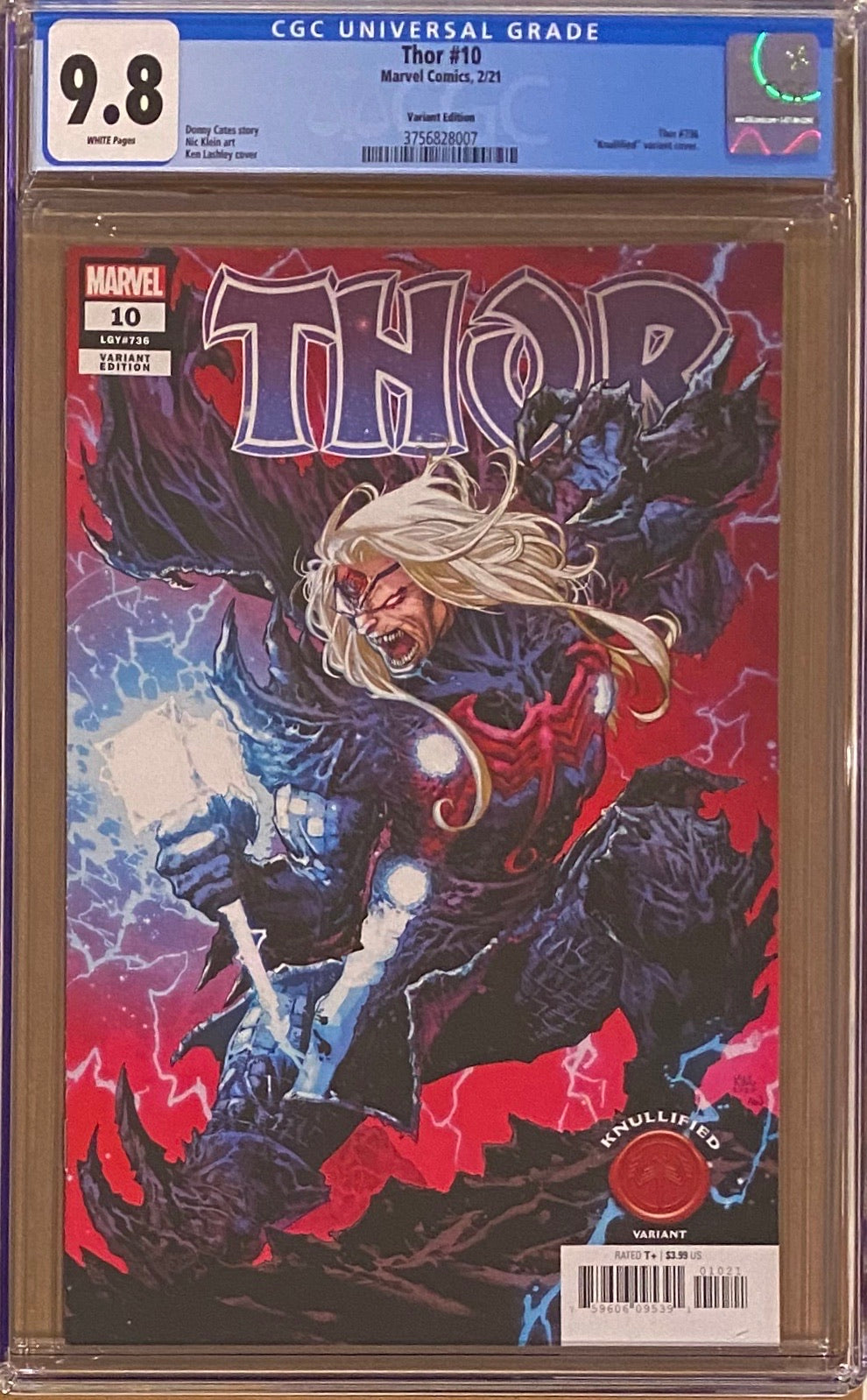 Thor #10 "Knullified" Variant CGC 9.8
