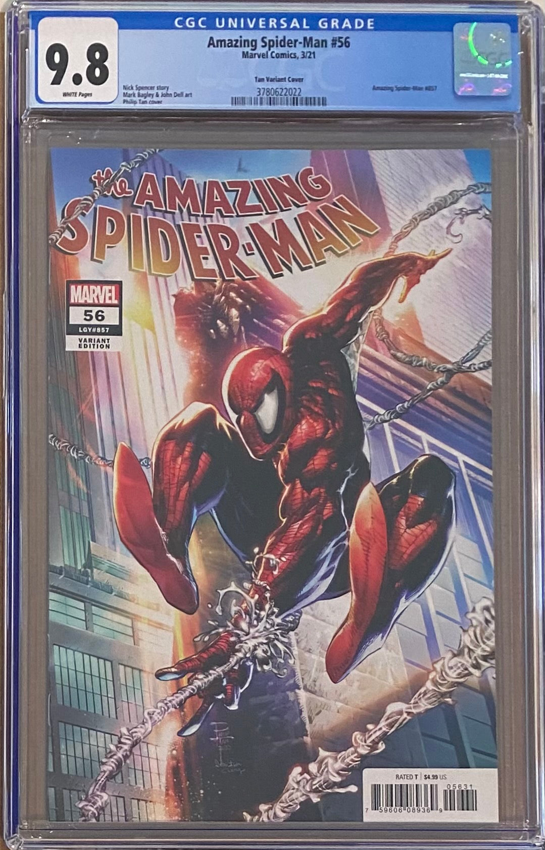 Amazing Spider-Man #56 Tan Variant CGC 9.8