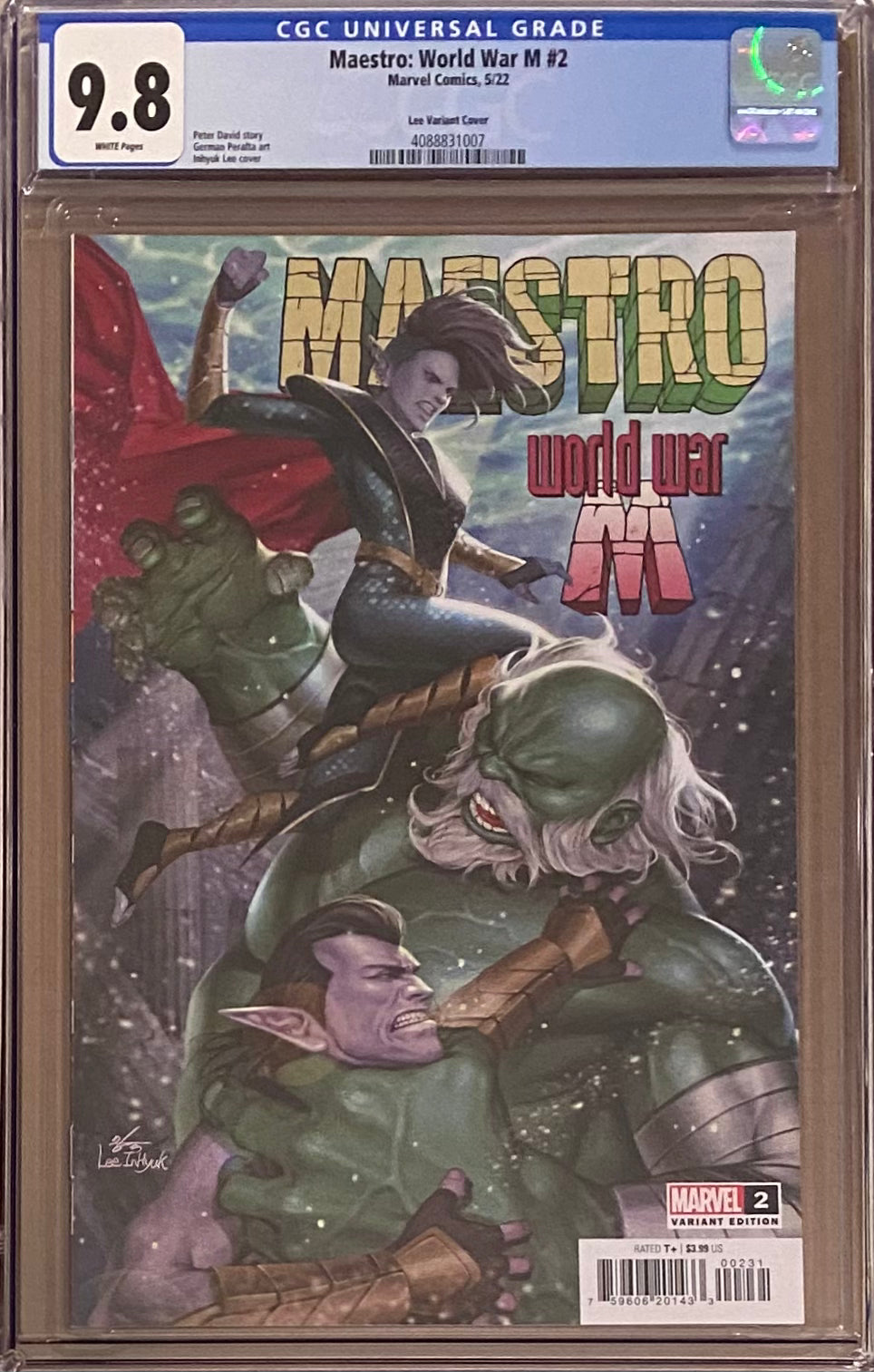Maestro: World War M #2 InHyuk Lee Variant CGC 9.8
