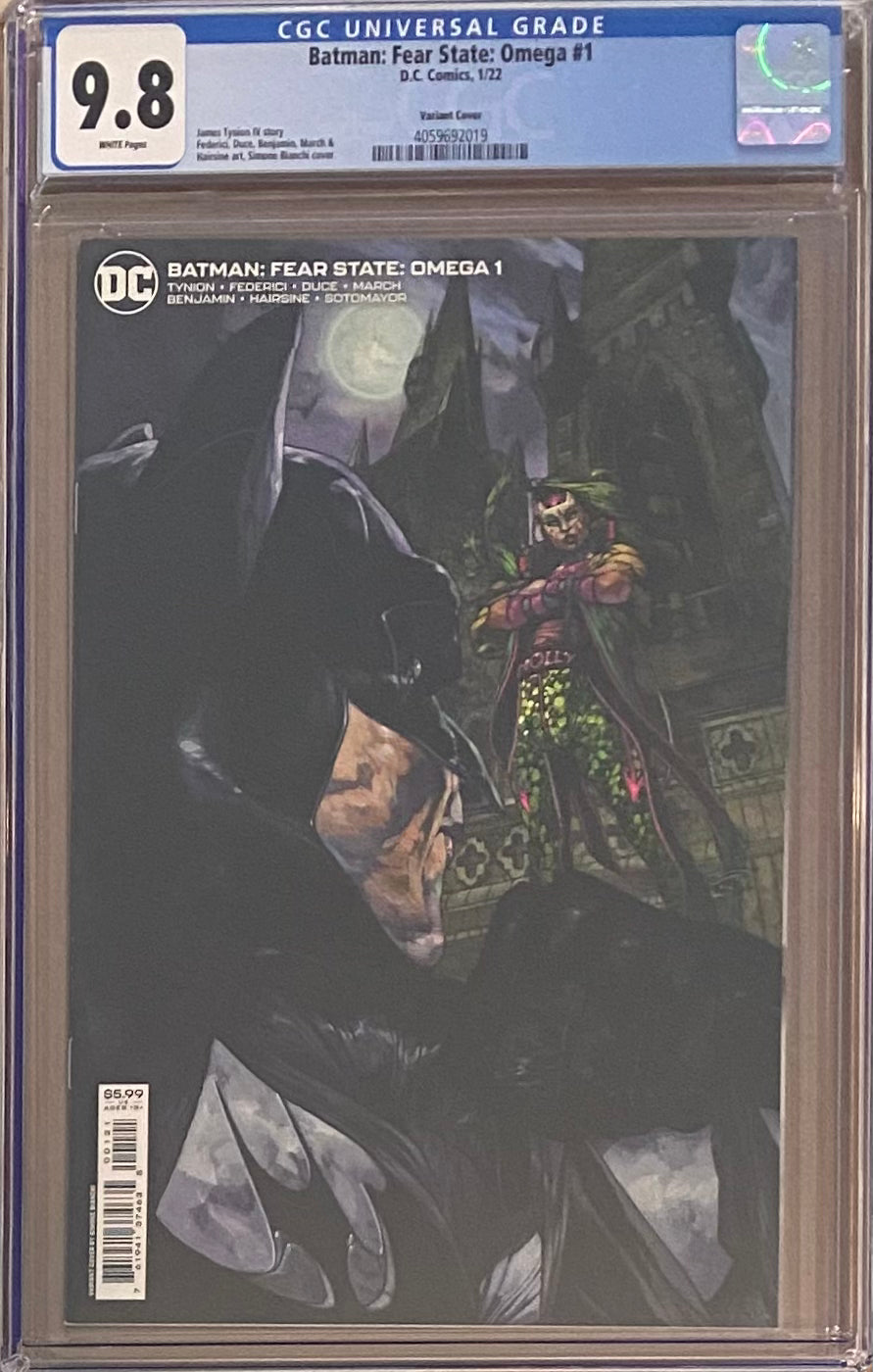 Batman: Fear State Omega #1 Variant CGC 9.8