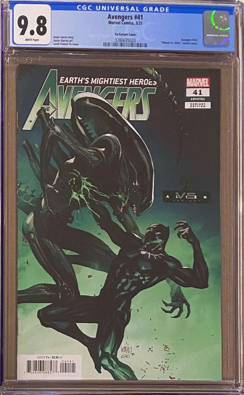 Avengers #41 Yu "Marvels vs. Aliens" Variant CGC 9.8