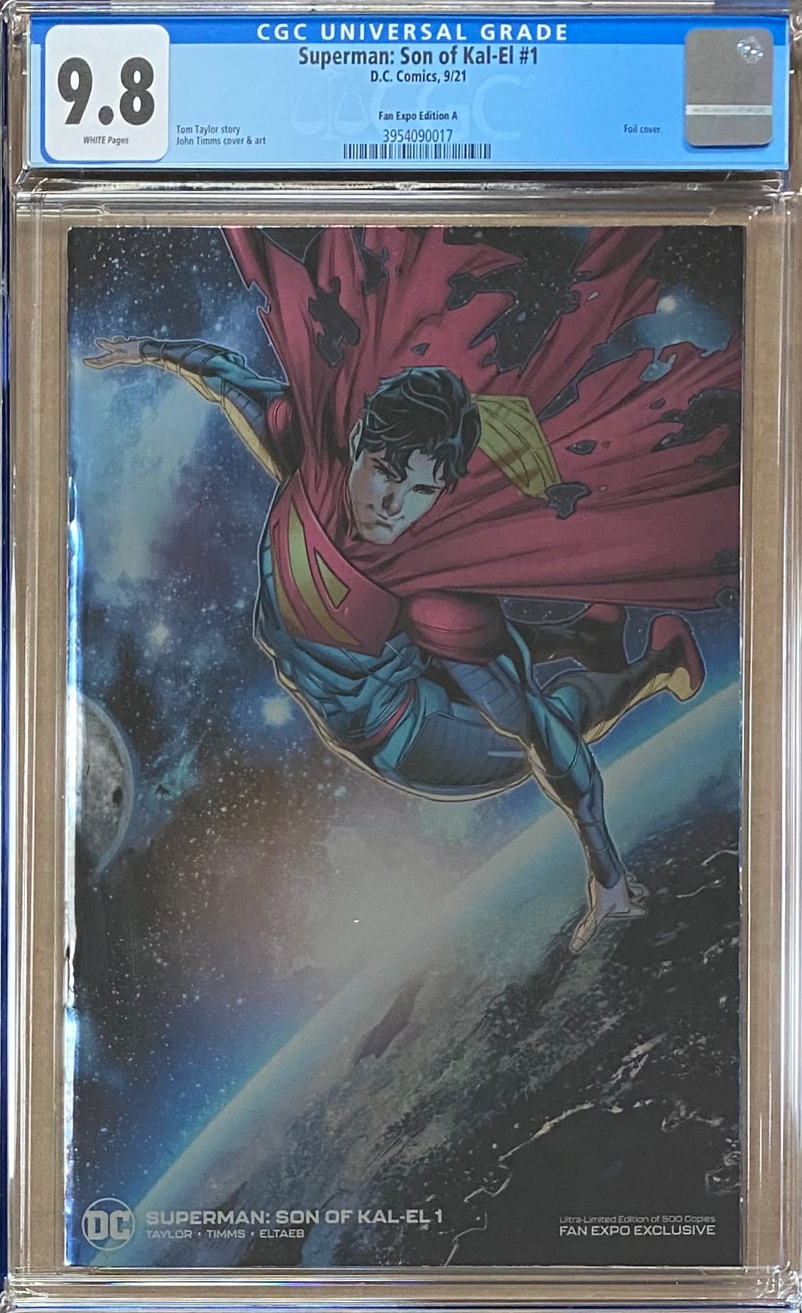 Superman: Son of Kal-El #1 Fan Expo Foil Variant A CGC 9.8