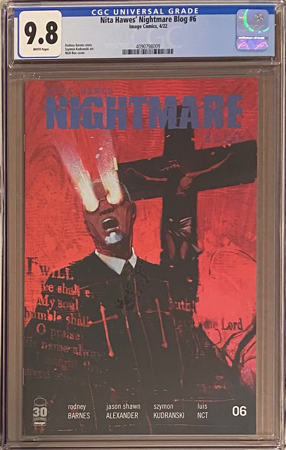 Nita Hawes' Nightmare Blog #6 CGC 9.8