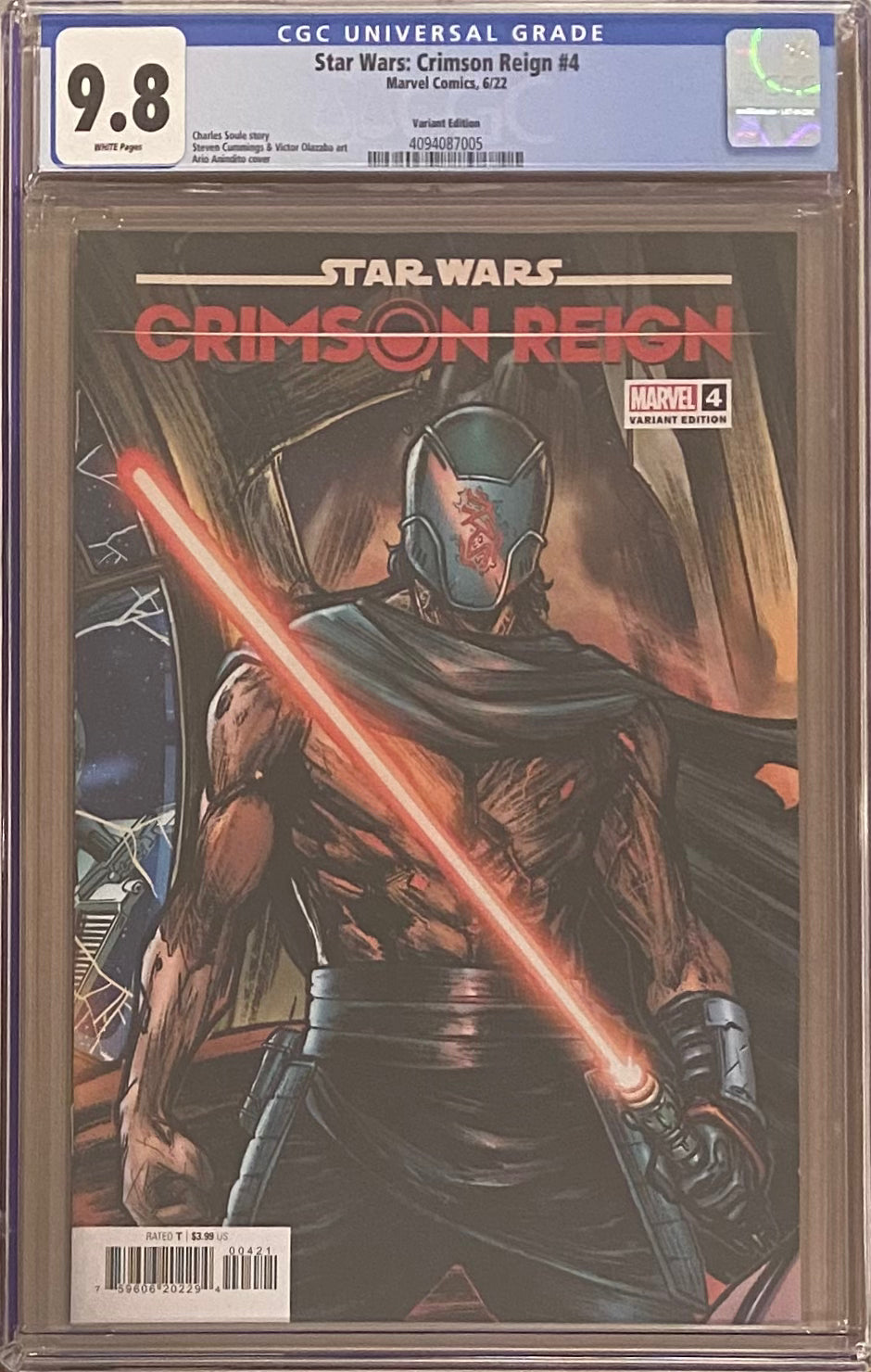 Star Wars: Crimson Reign #4 Anindito Variant CGC 9.8
