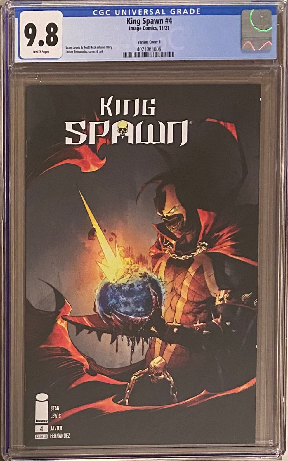 King Spawn #4 Variant CGC 9.8