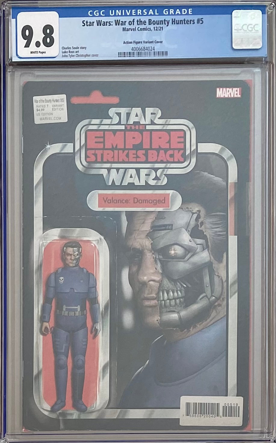 Star Wars: War of the Bounty Hunters #5 Action Figure Variant CGC 9.8