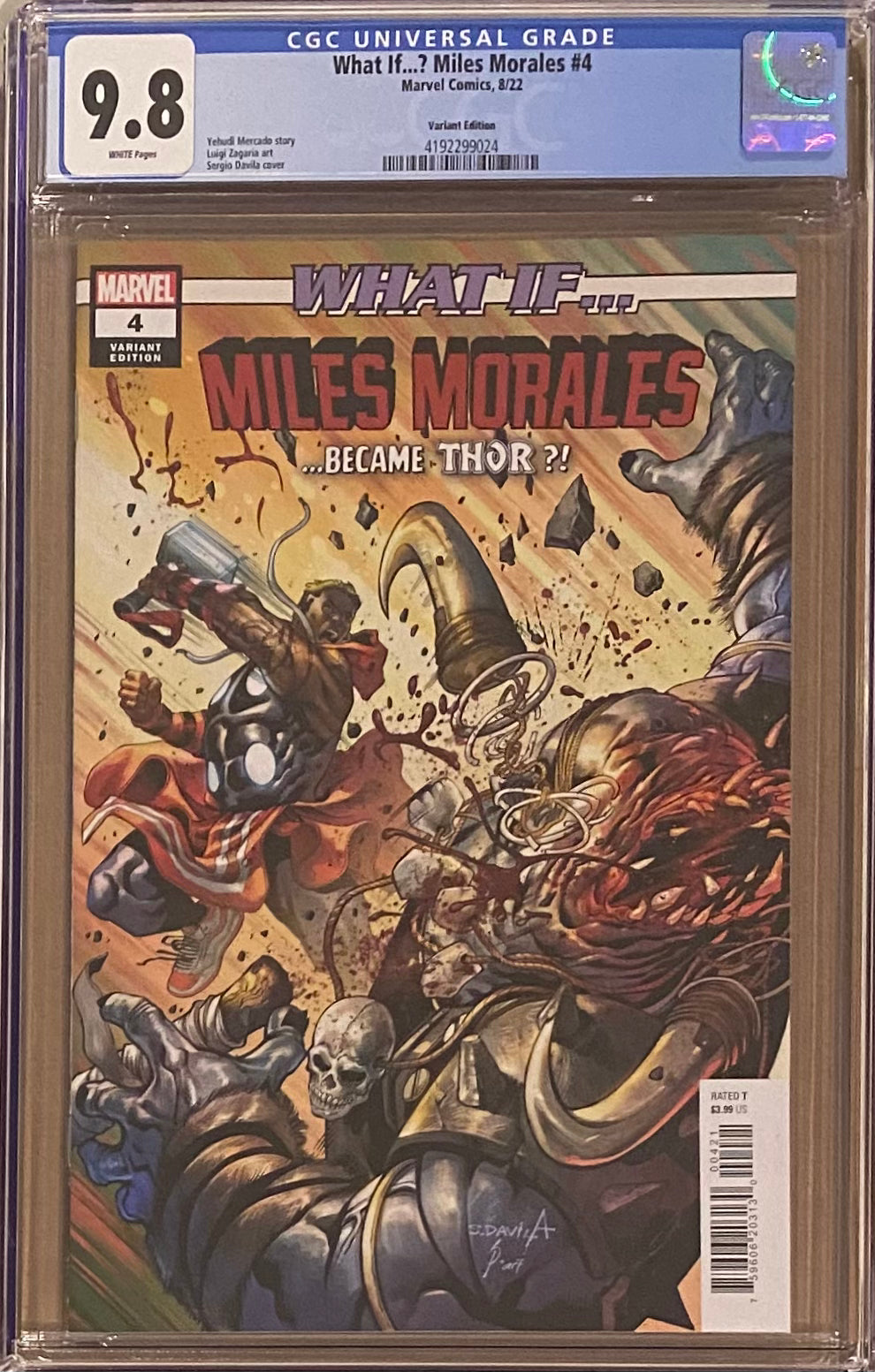 What If... Miles Morales #4 Variant CGC 9.8