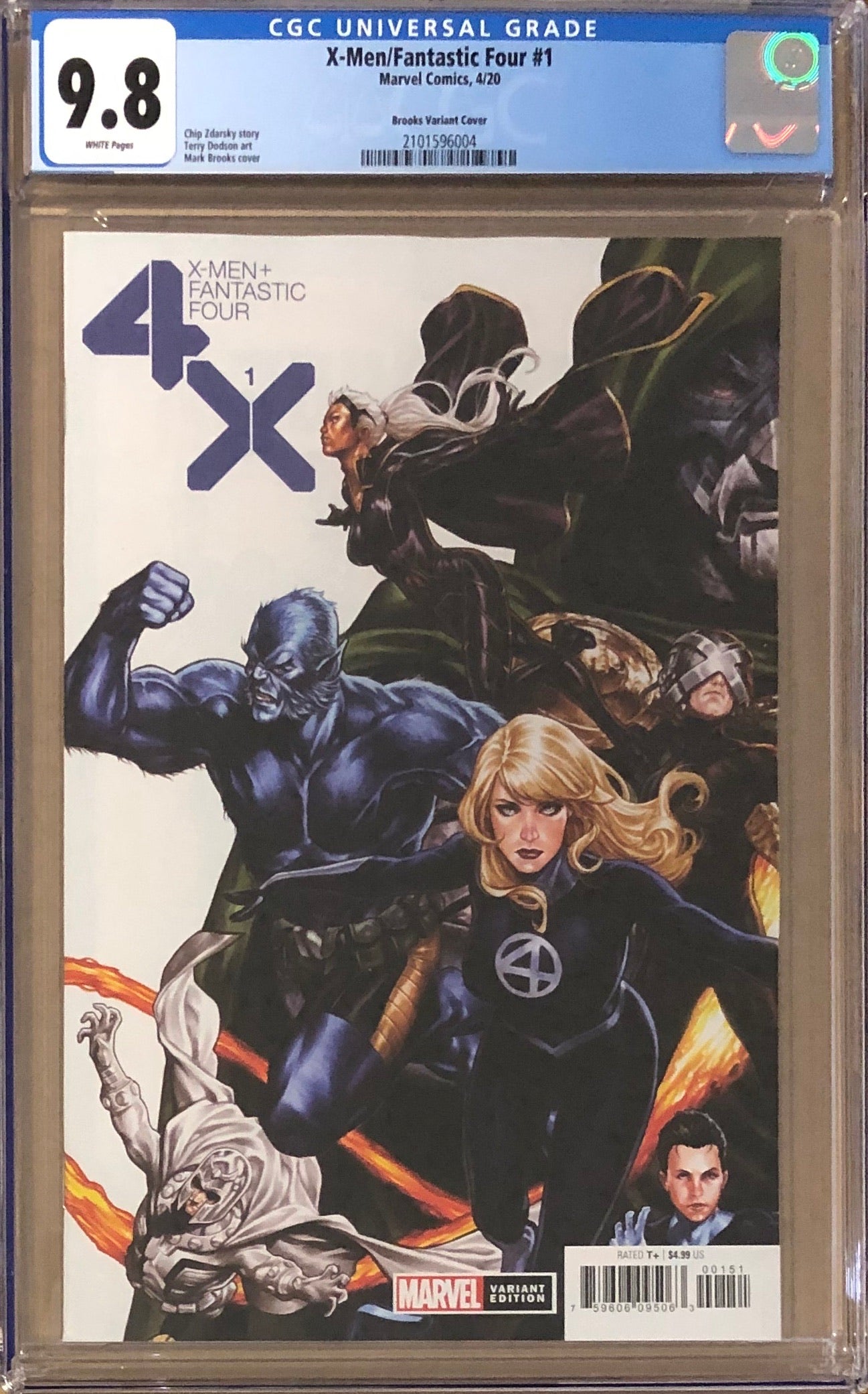 X-Men Fantastic Four #1 Brooks Connecting Variant CGC 9.8