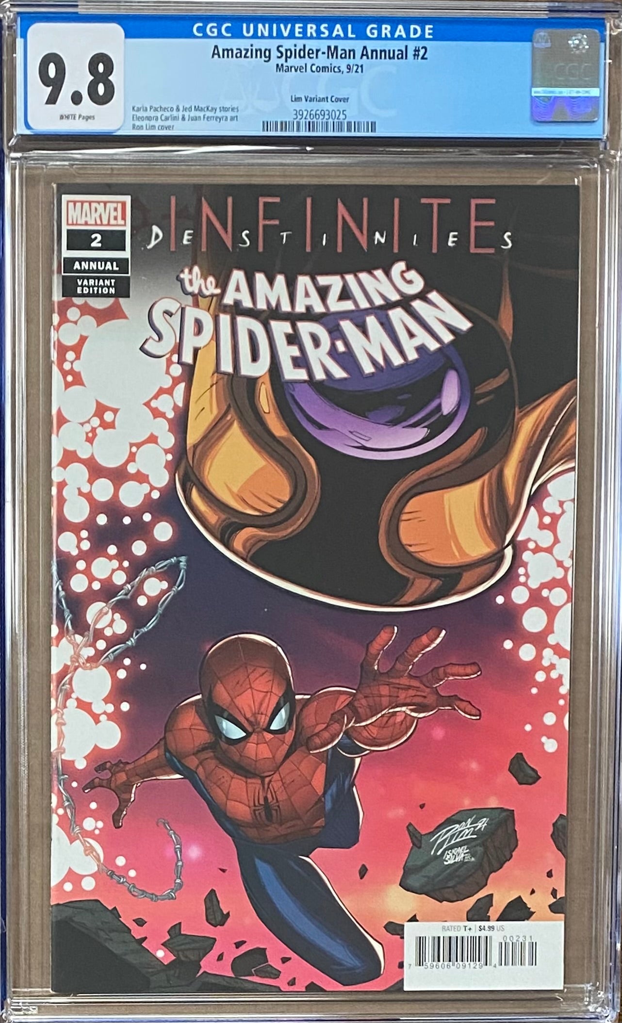Amazing Spider-Man Annual #2 Variant CGC 9.8