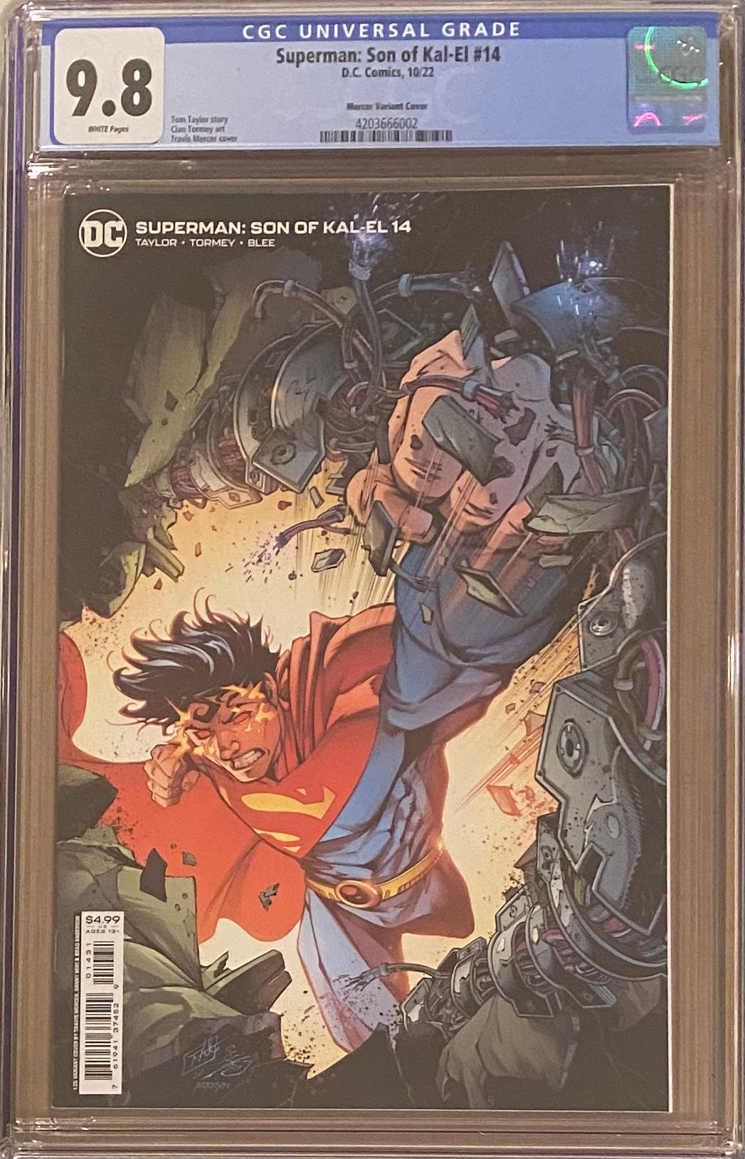 Superman: Son of Kal-El #14 Mercer 1:25 Retailer Incentive Variant CGC 9.8