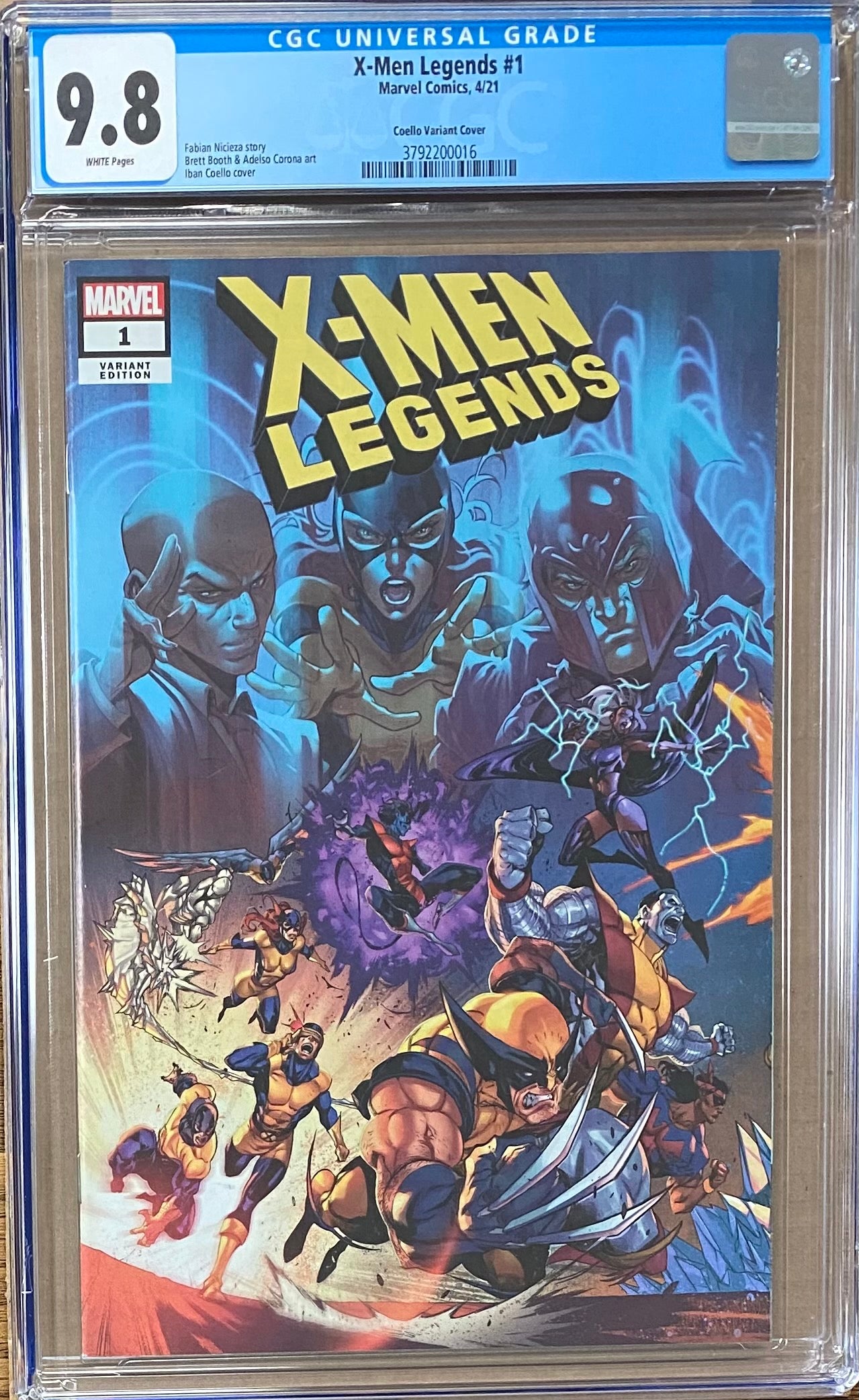 X-Men Legends #1 Coello Connecting Variant CGC 9.8
