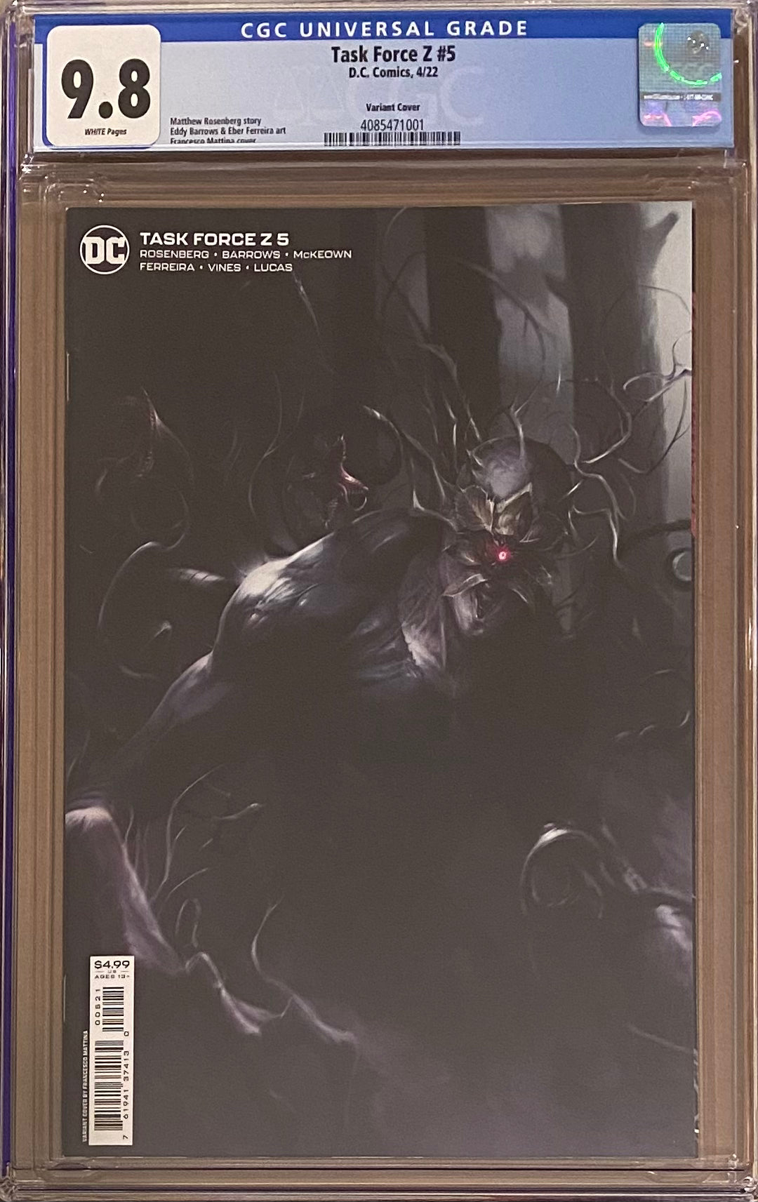 Task Force Z #5 Mattina Variant CGC 9.8