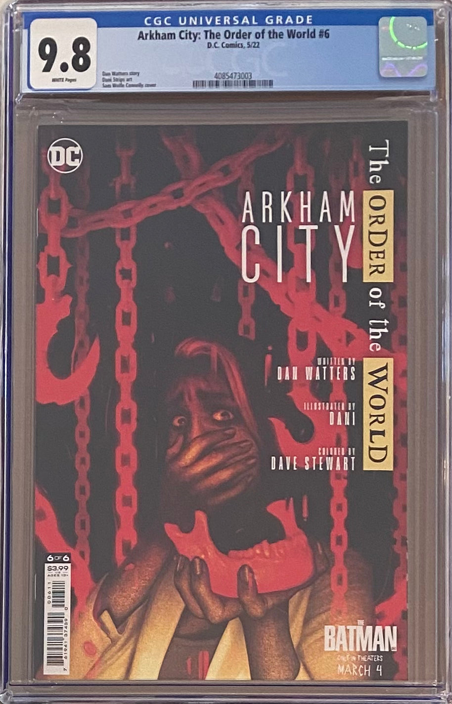 Arkham City: The Order of the World #6 CGC 9.8