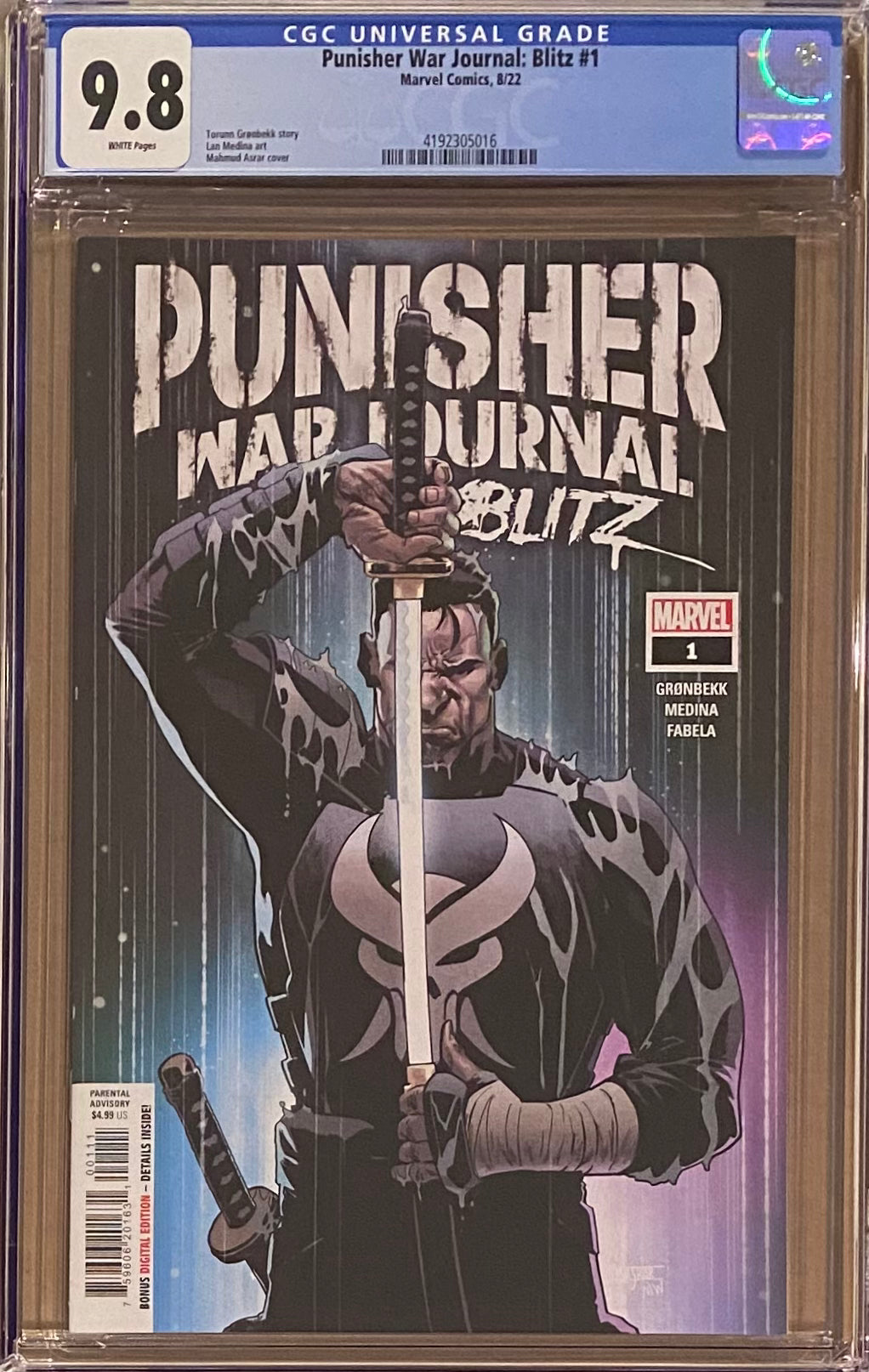 Punisher War Journal: Blitz #1 CGC 9.8