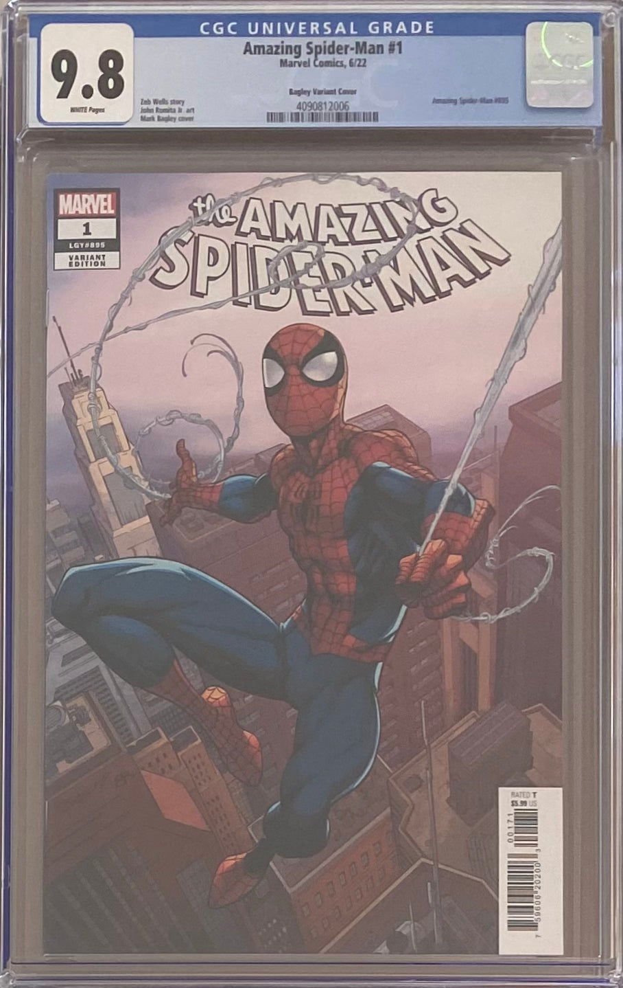 Amazing Spider-Man #1 Bagley Variant CGC 9.8