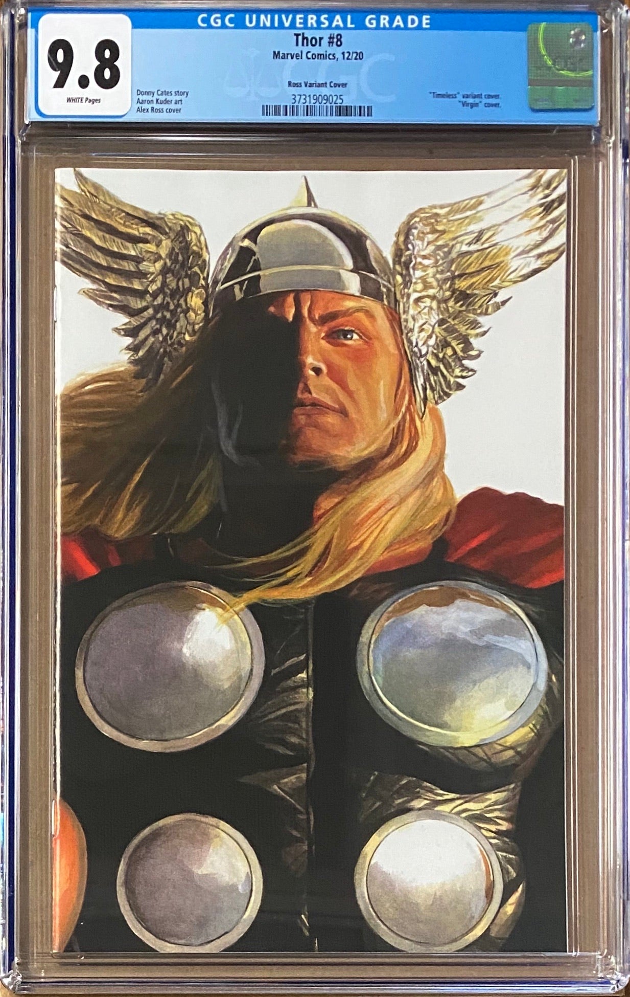 Thor #8 Alex Ross Thor "Timeless" Variant CGC 9.8