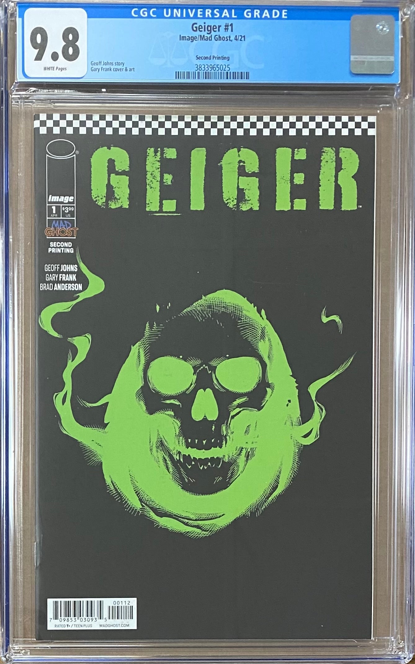 Geiger #1 Second Printing CGC 9.8