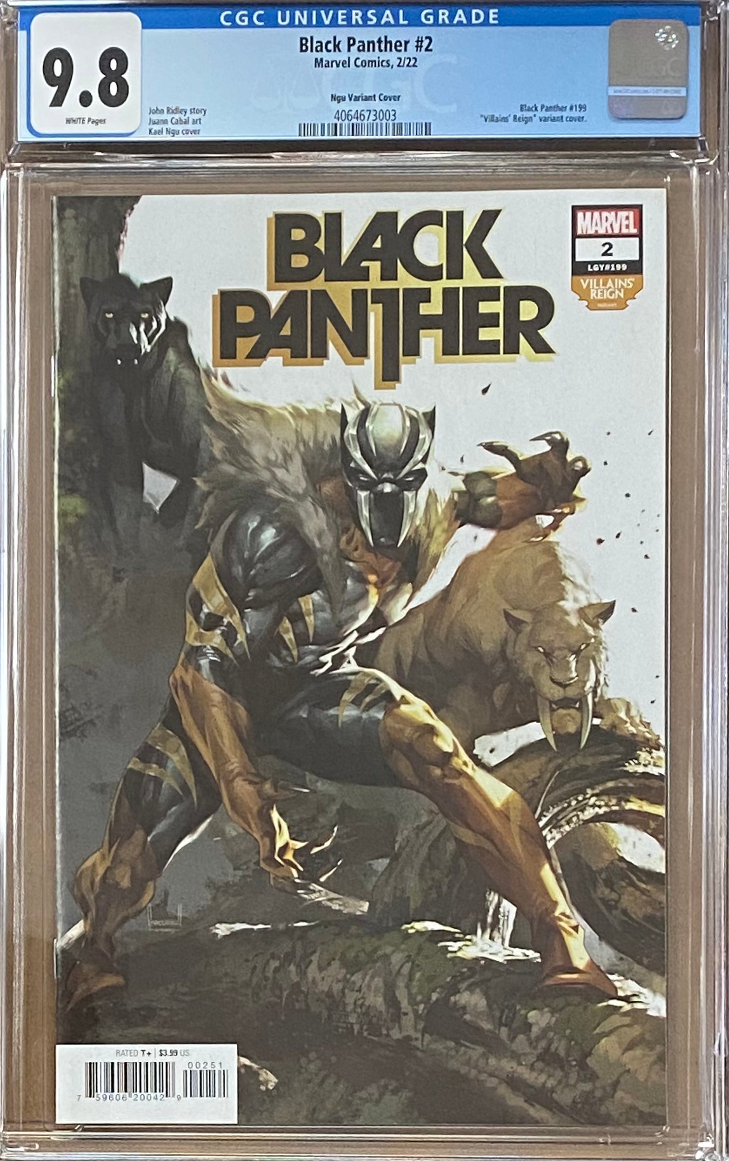 Black Panther #2 Ngu Variant CGC 9.8