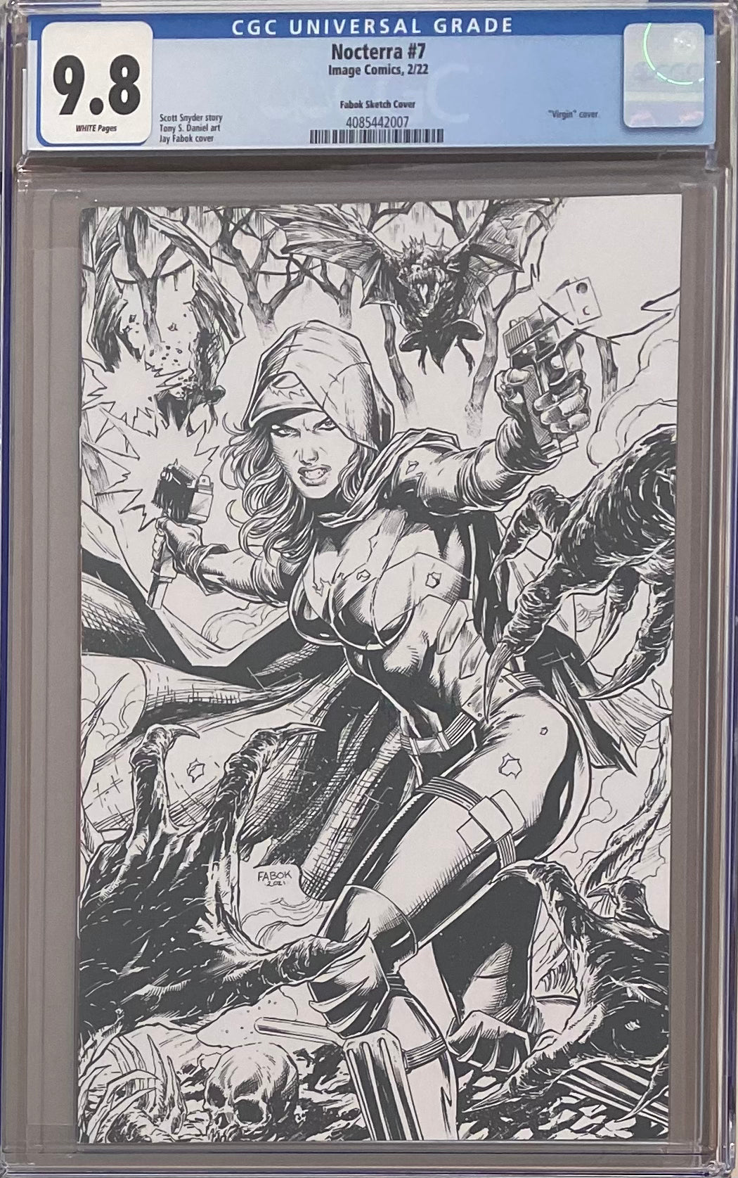 Nocterra #7 Fabok & Anderson 1:25 Retailer Incentive Variant CGC 9.8