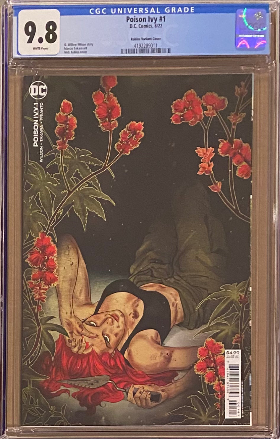 Poison Ivy #1 Robles 1:25 Retailer Incentive Variant CGC 9.8