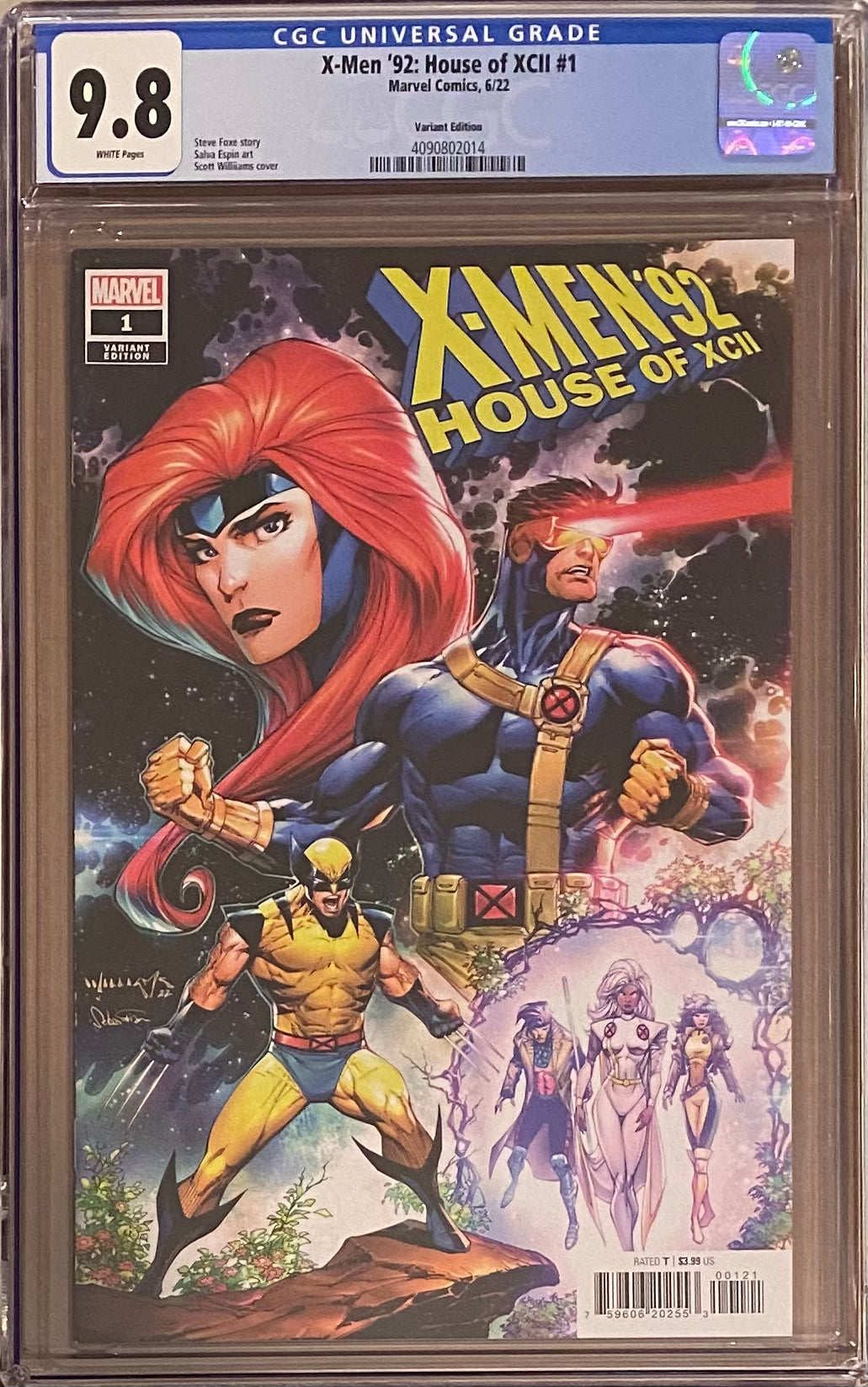 X-Men '92: House of XCII #1 Williams Variant CGC 9.8