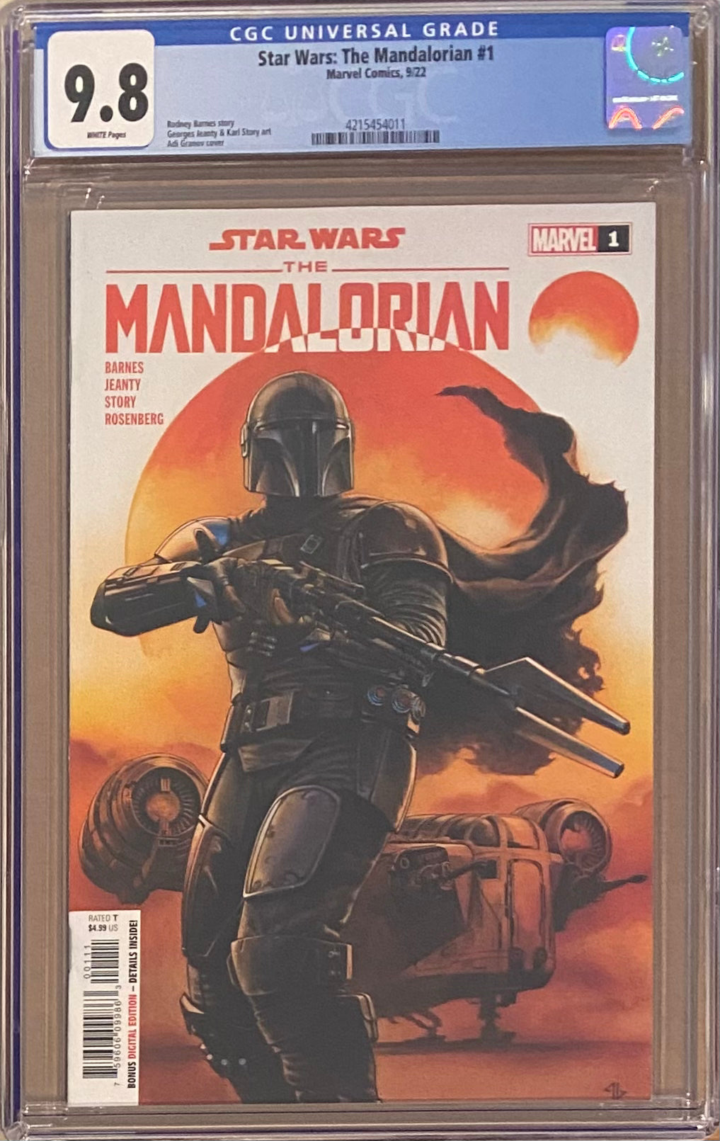 Star Wars: The Mandalorian #1 CGC 9.8