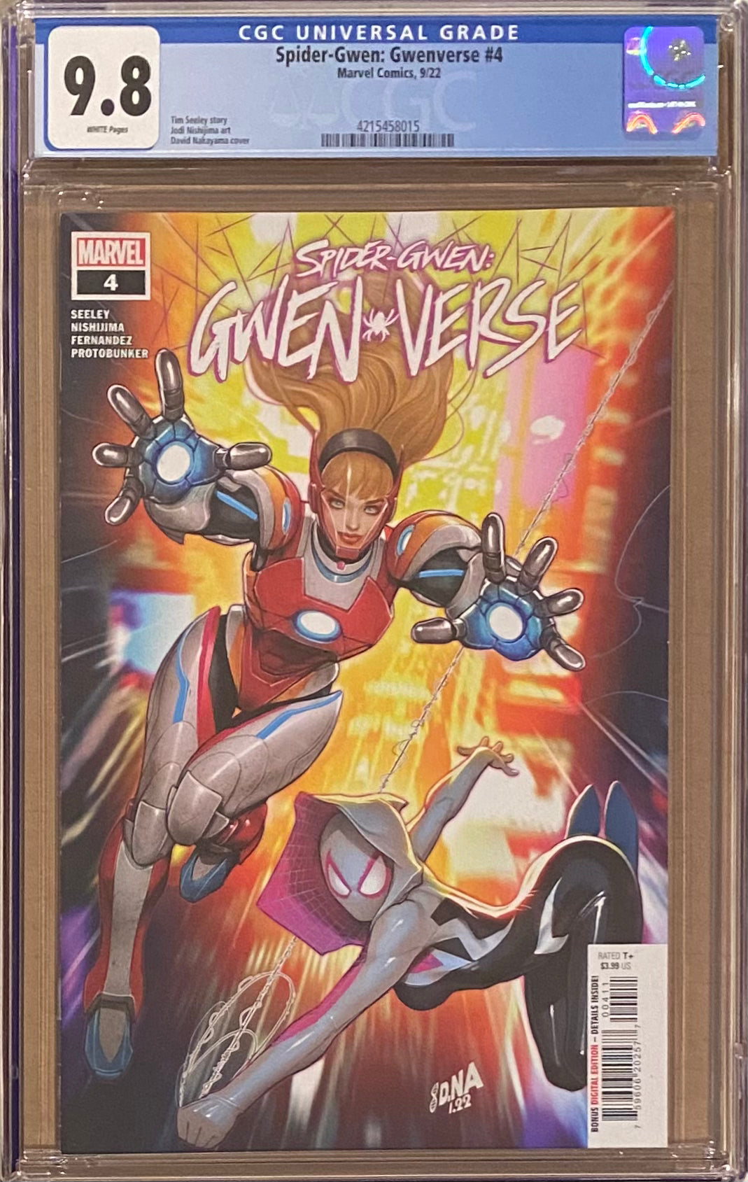 Spider-Gwen: Gwenverse #4 CGC 9.8