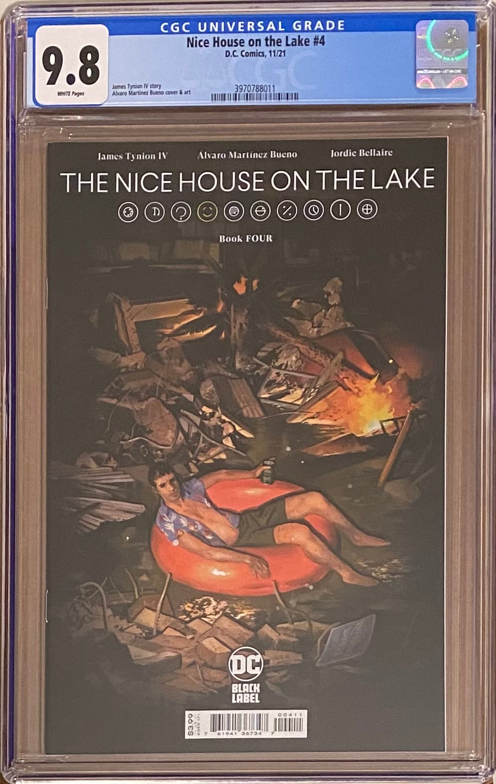 Nice House on the Lake #4 CGC 9.8 - DC Black Label