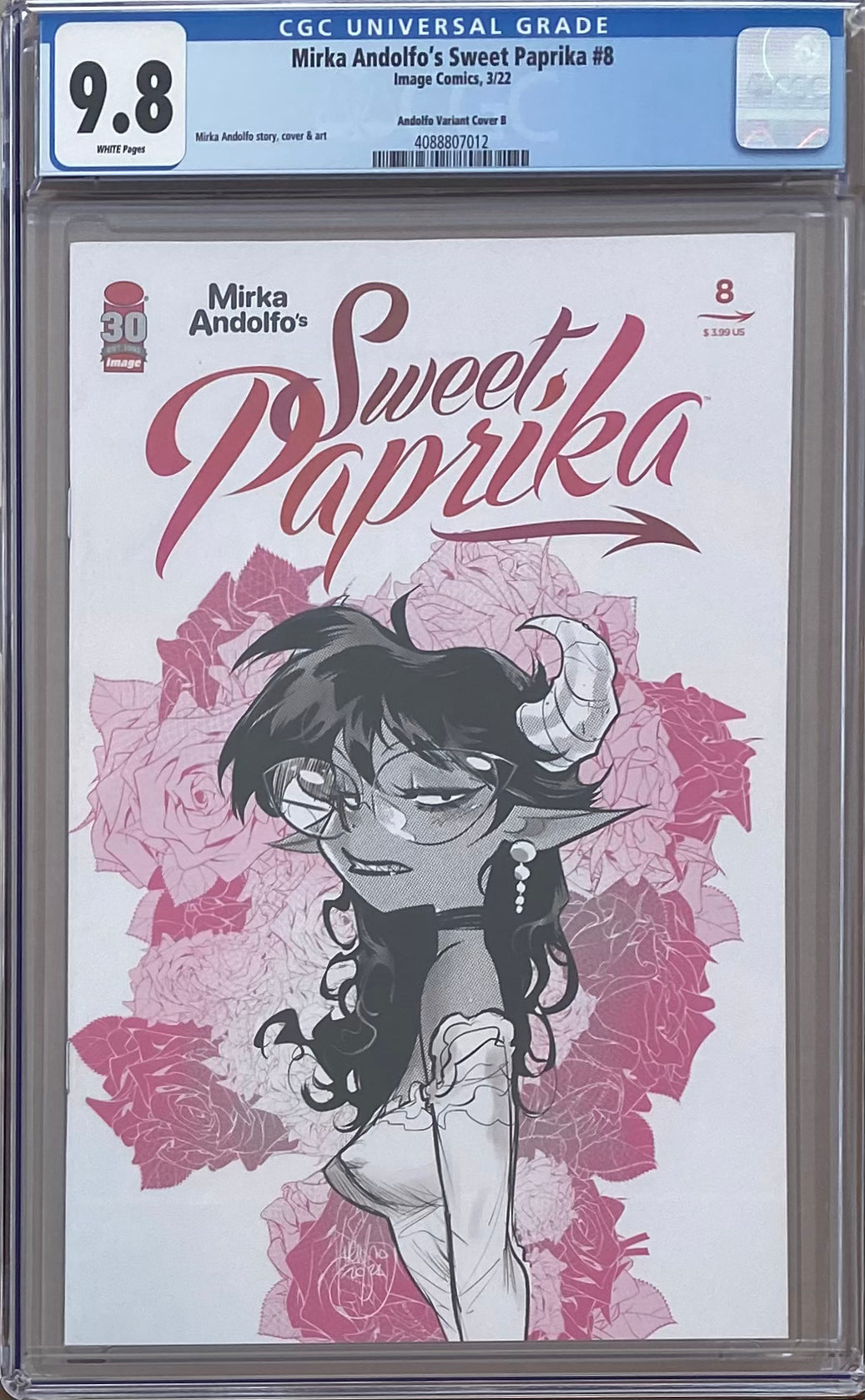 Sweet Paprika #8 Andolfo Variant B CGC 9.8