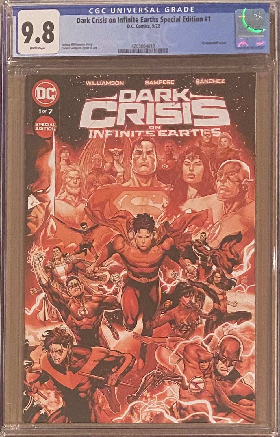 Dark Crisis on Infinite Earths Special Edition #1 CGC 9.8 - DC Promo