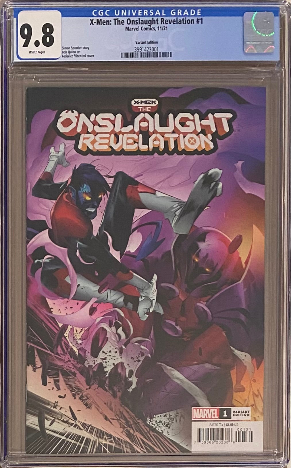 X-Men: The Onslaught Revelation #1 Variant CGC 9.8