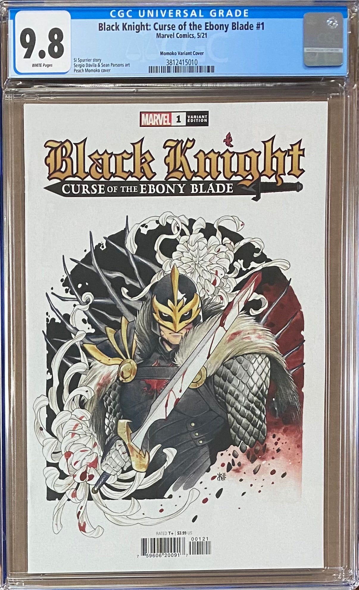 Black Knight: Curse of the Ebony Blade #13 Momoko Variant CGC 9.8