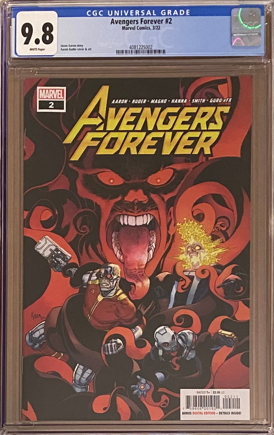Avengers Forever #2 CGC 9.8