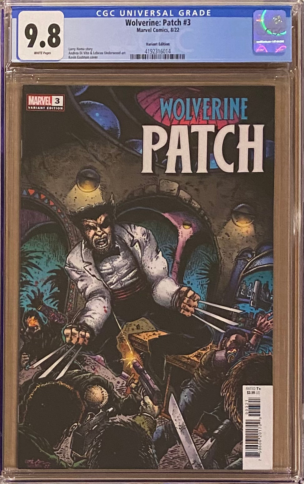 Wolverine: Patch #3  Eastman Variant CGC 9.8