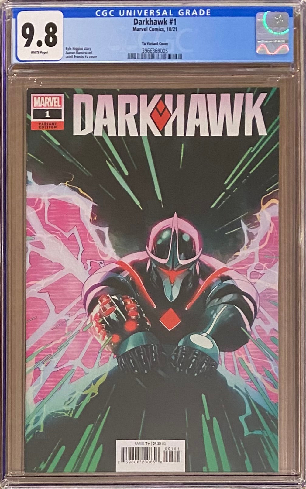 Darkhawk #1 Yu Variant CGC 9.8