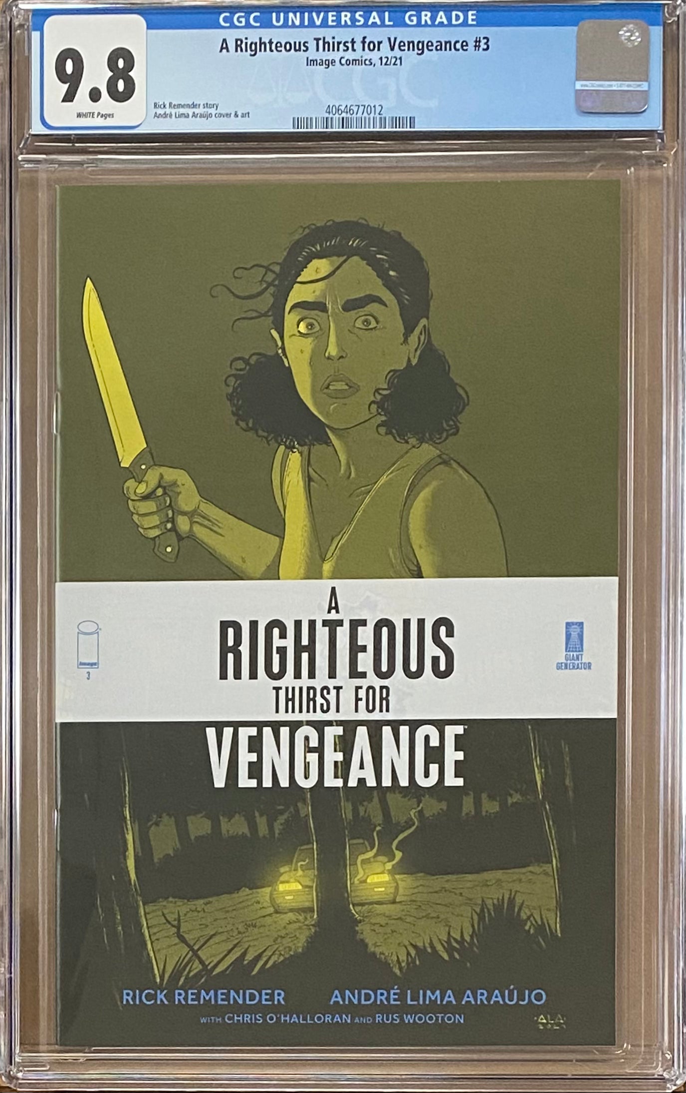 A Righteous Thirst For Vengeance #3 CGC 9.8