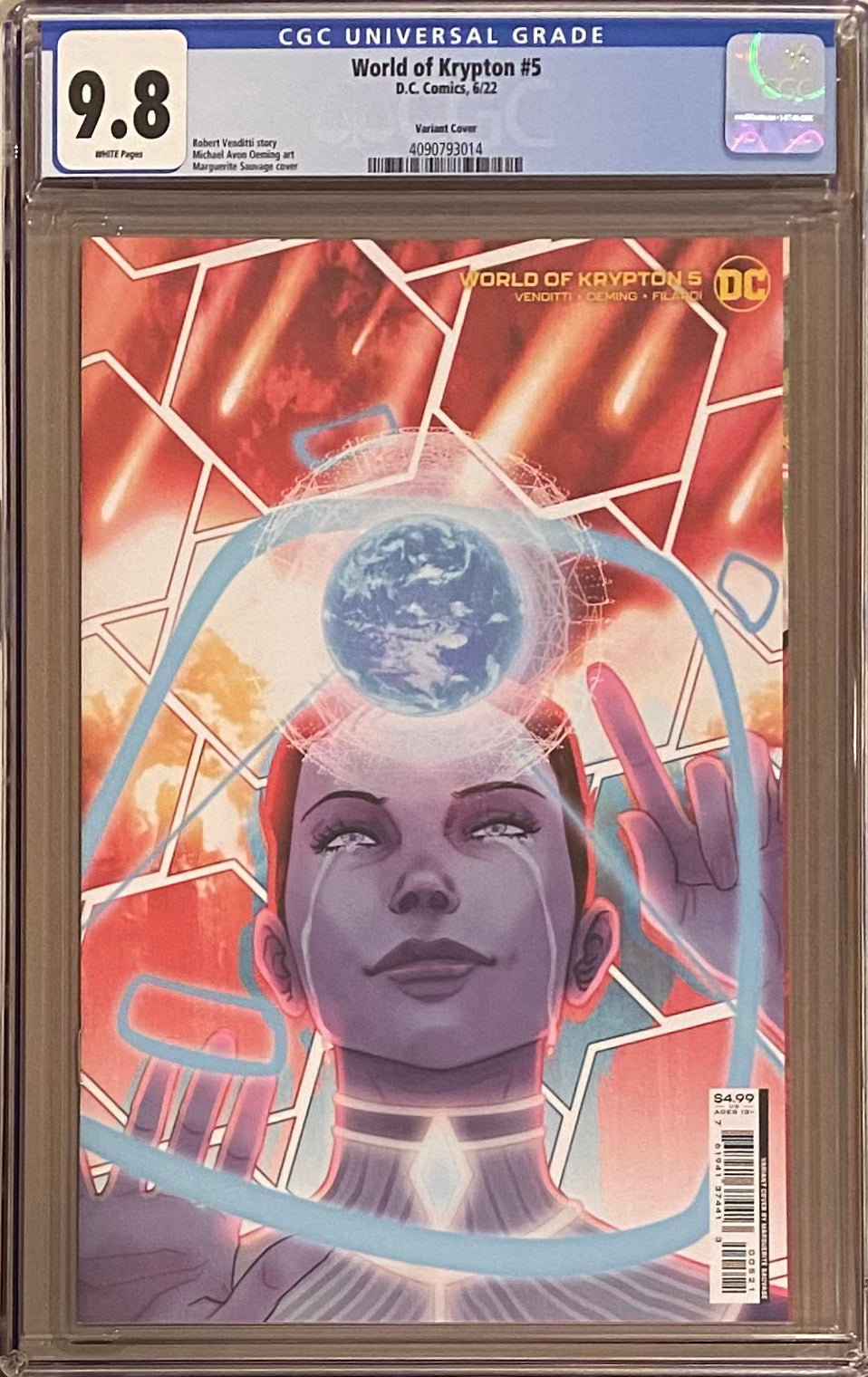 World of Krypton #5 Variant CGC 9.8