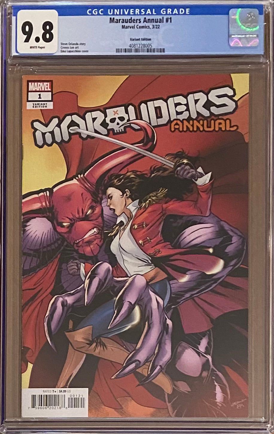 Marauders Annual #1 Variant CGC 9.8