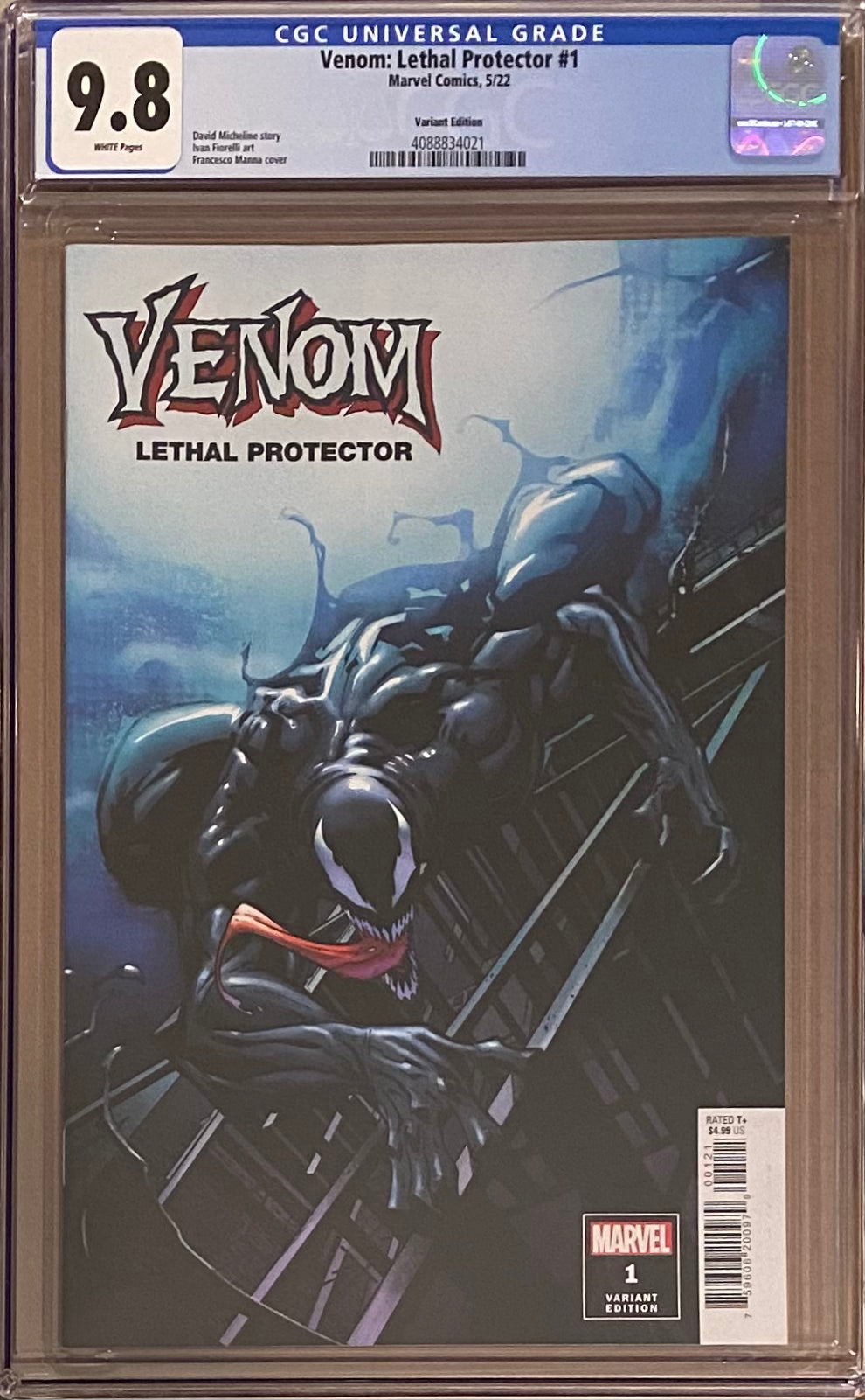 Venom: Lethal Protector #1 Cassara Variant CGC 9.8