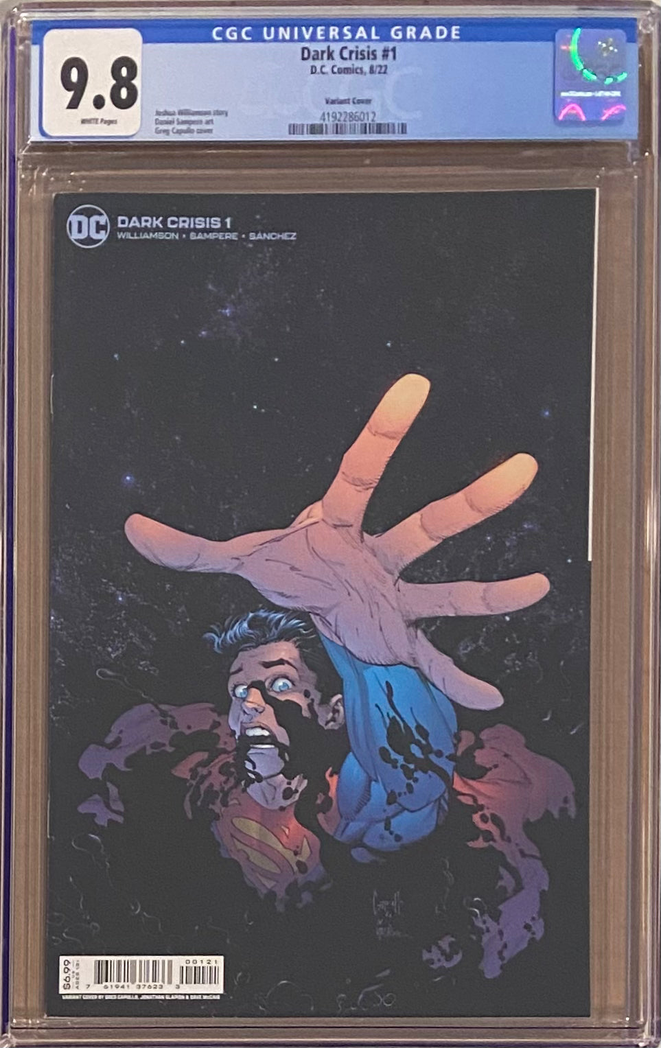 Dark Crisis #1 Capullo Variant CGC 9.8