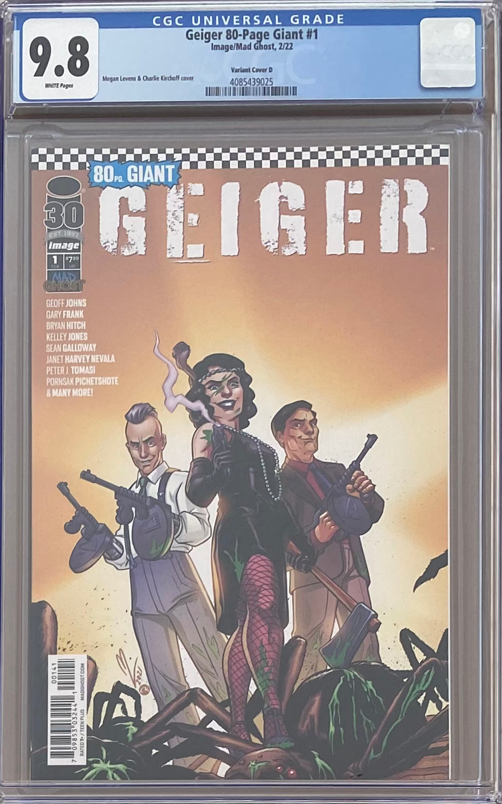 Geiger 80-Page Giant #1 Cover D Levens CGC 9.8