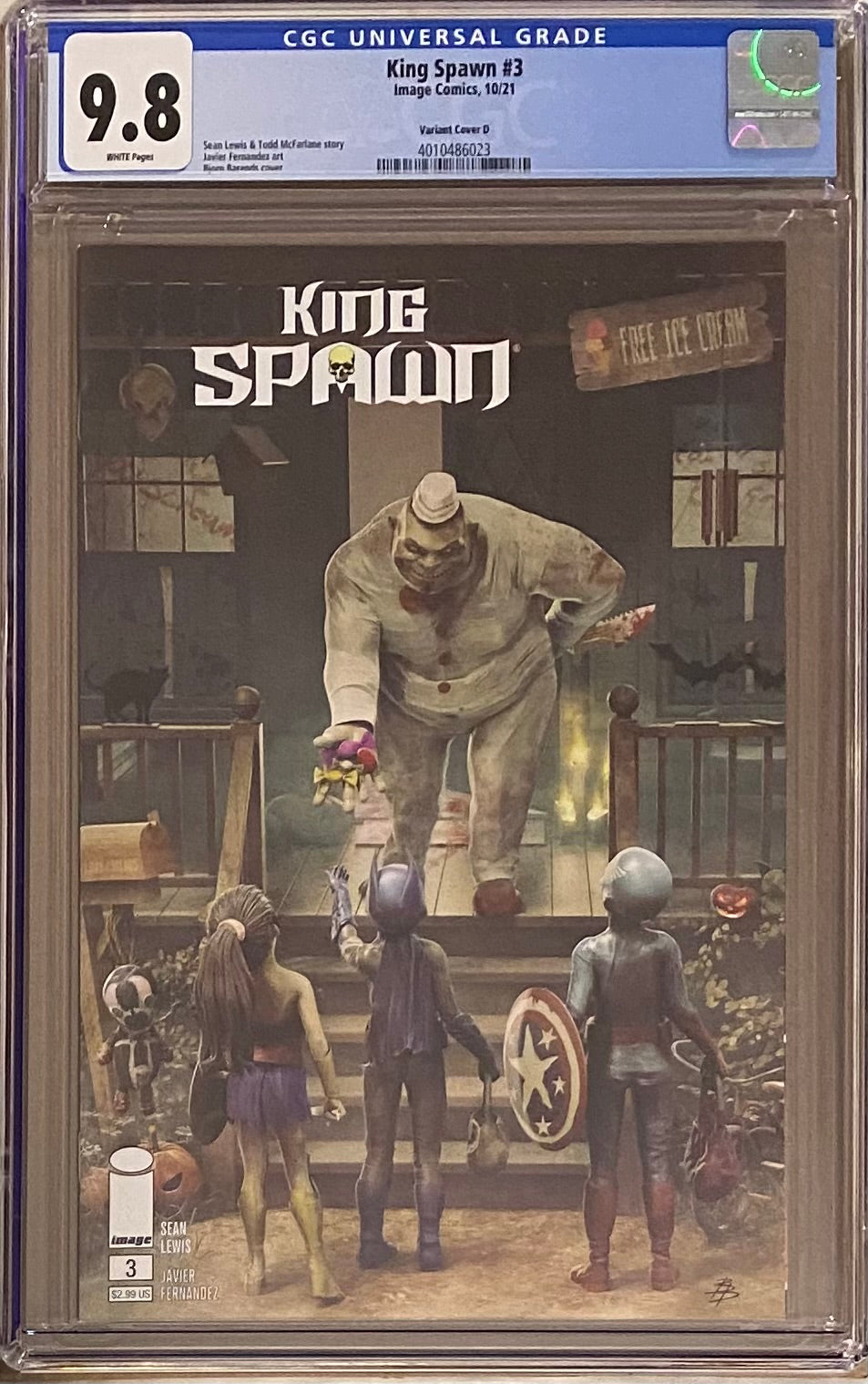 King Spawn #3 Cover D Barends CGC 9.8