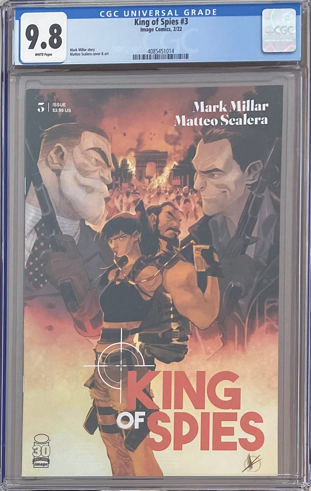 King of Spies #3 CGC 9.8