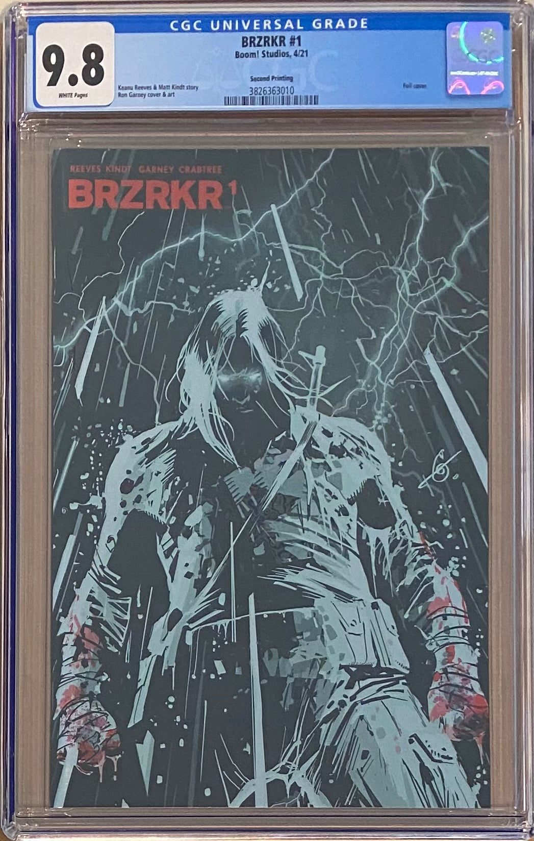 BRZRKR #1 Second Printing CGC 9.8 (Berzerker)