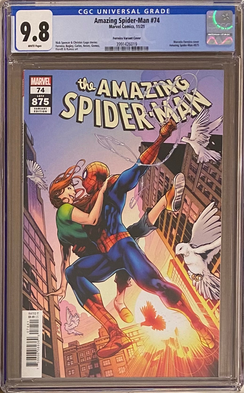 Amazing Spider-Man #74 (#875) Ferreira Variant CGC 9.8
