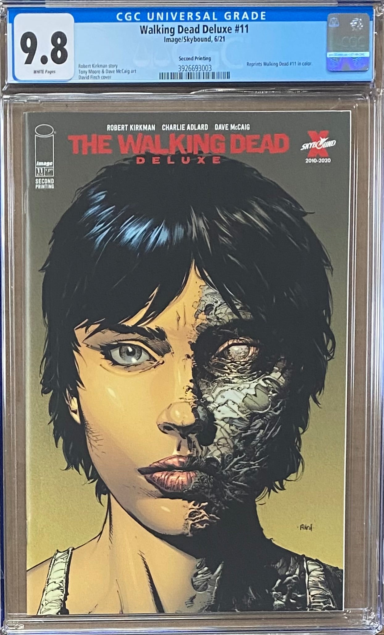 Walking Dead Deluxe #11 Second Printing CGC 9.8